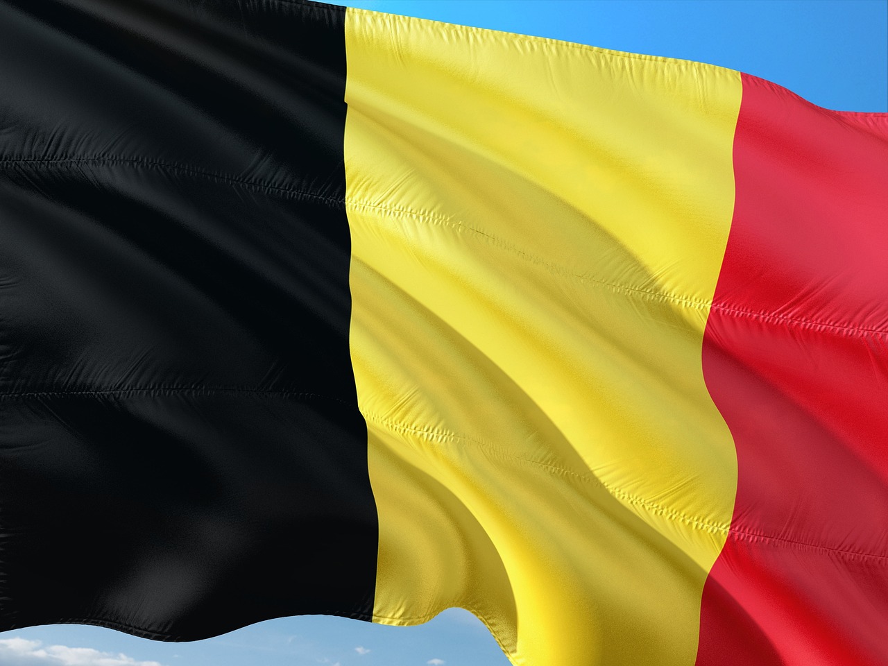 A Belgium flag