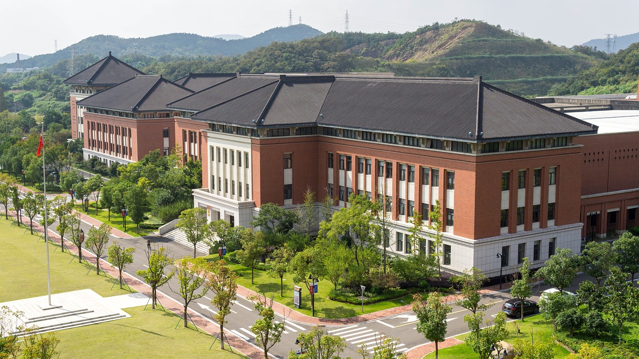 Photo of the buildings of Zhejiang University Campus